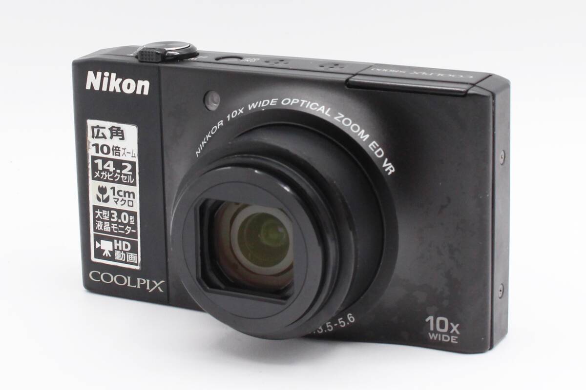 ☆★Nikon ニコン COOLPIX クールピクス S8000 コンパクトデジタルカメラ ブラック 動作確認済 ★　♯392_画像1