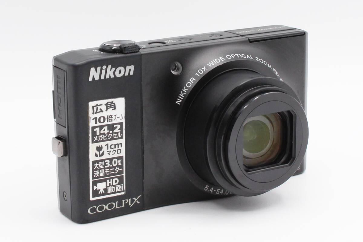 ☆★Nikon ニコン COOLPIX クールピクス S8000 コンパクトデジタルカメラ ブラック 動作確認済 ★　♯392_画像2