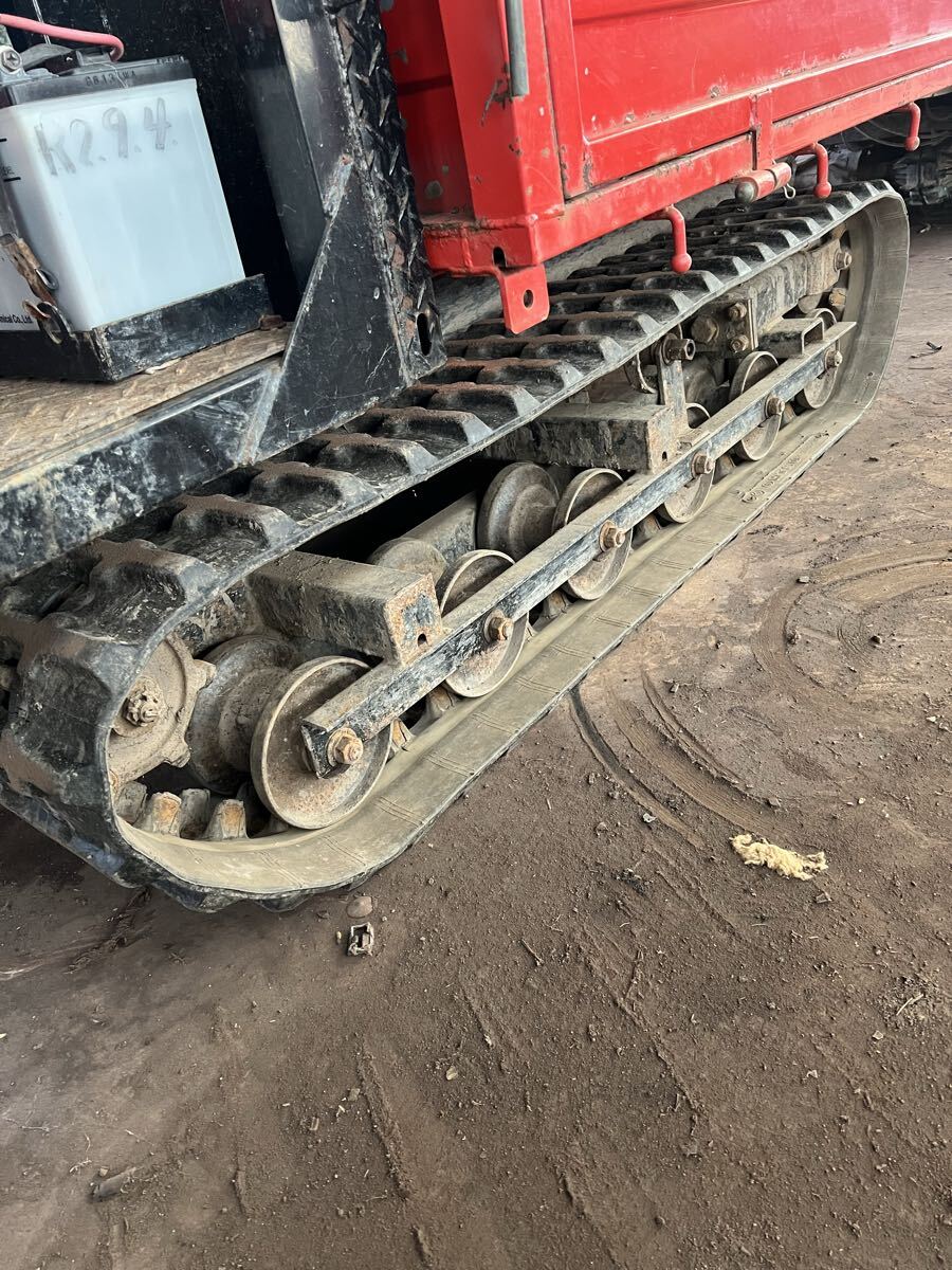 運搬車 油圧ダンプ クローラー　セル付き　ロビンガソリンエンジン動作確認済み　岩手県花巻市出品_画像3