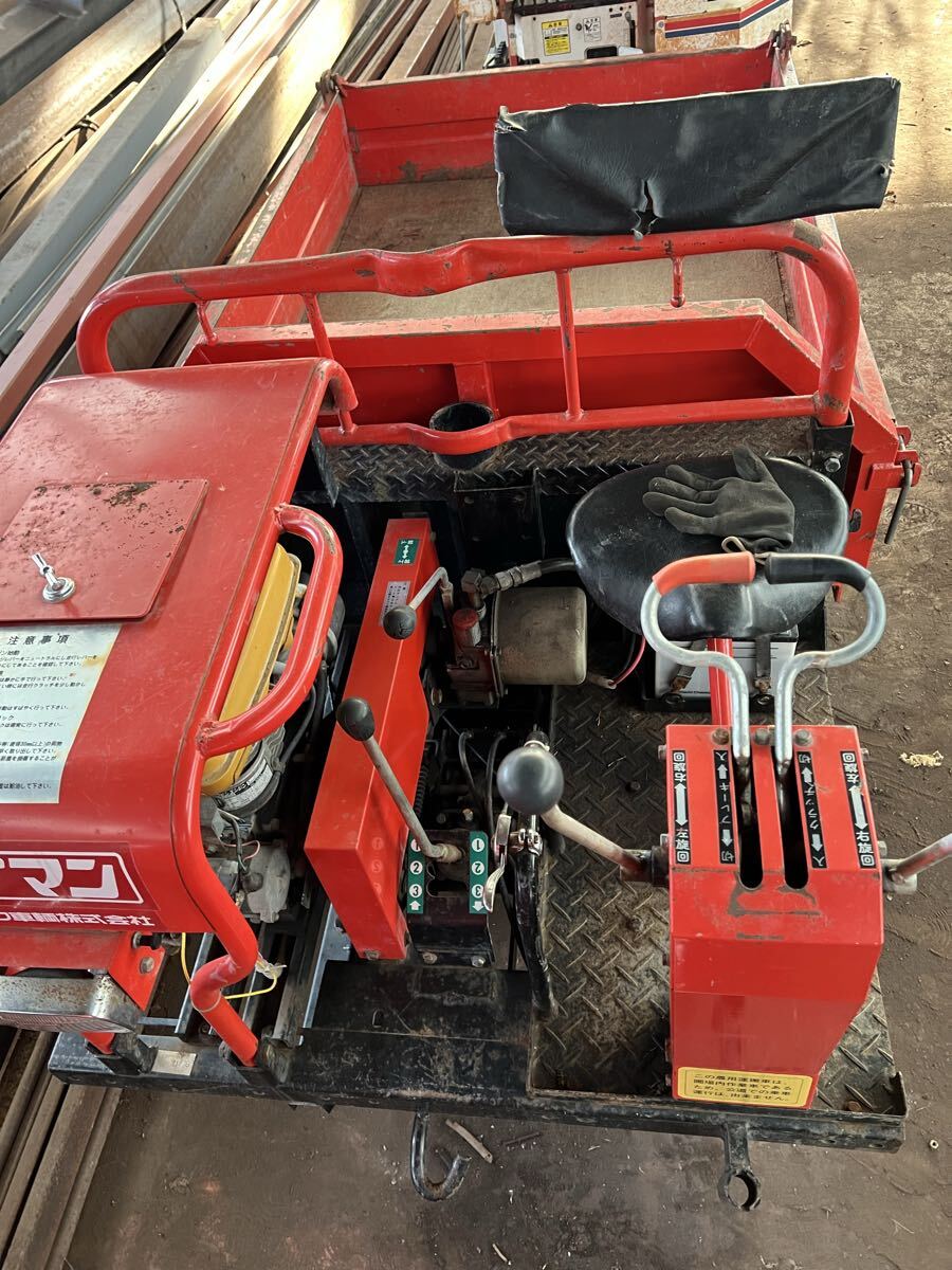 運搬車 油圧ダンプ クローラー　セル付き　ロビンガソリンエンジン動作確認済み　岩手県花巻市出品_画像7