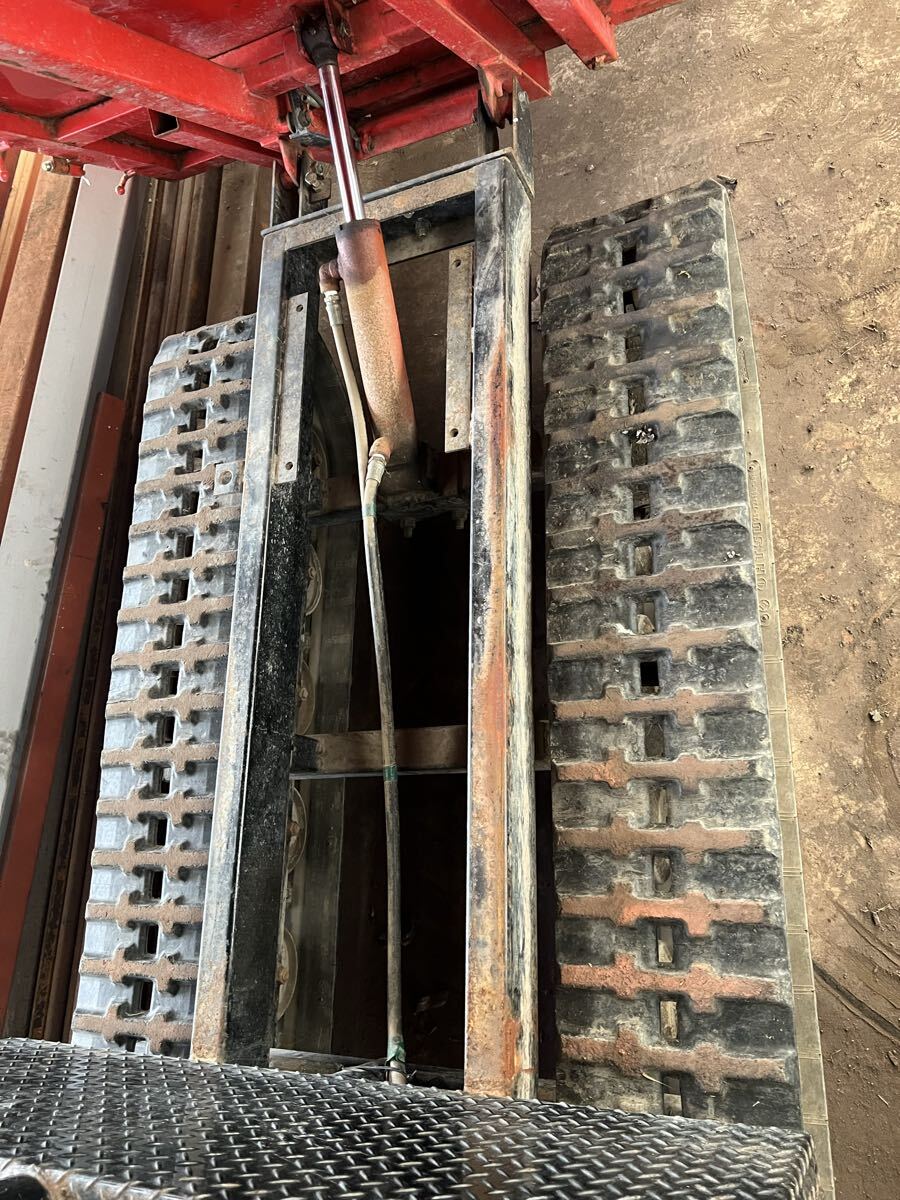 運搬車 油圧ダンプ クローラー　セル付き　ロビンガソリンエンジン動作確認済み　岩手県花巻市出品_画像8