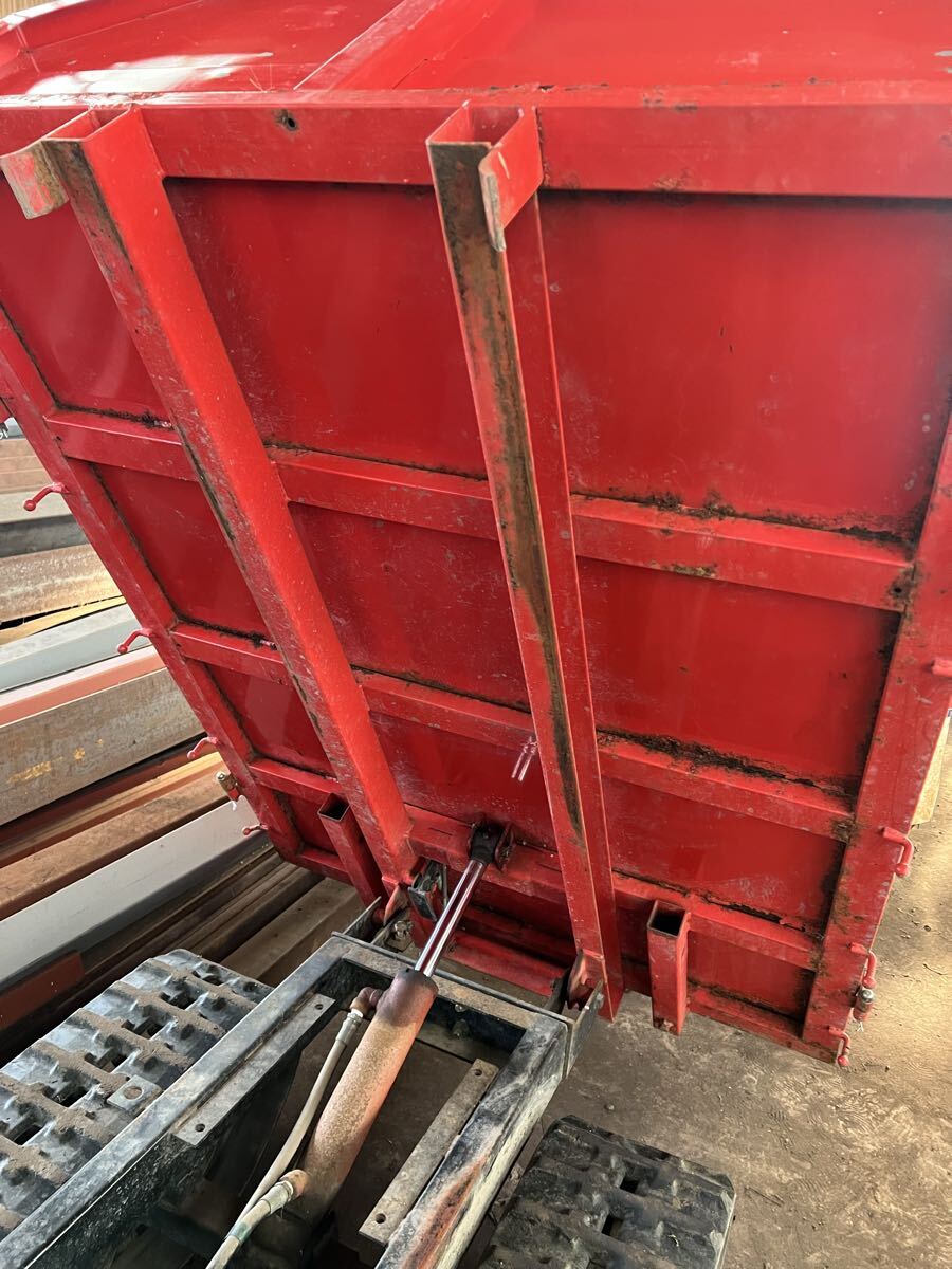 運搬車 油圧ダンプ クローラー　セル付き　ロビンガソリンエンジン動作確認済み　岩手県花巻市出品_画像9