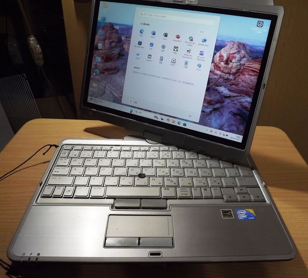  Windows11(最新24H2)＆Office2024pro/タッチパネル★HP 2740P★ i7-620M/メモリ8GB/SSD128GB(mSATA＋変換アダプター)_画像1