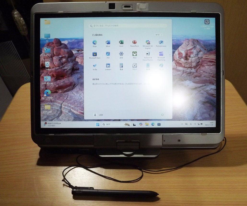  Windows11(最新24H2)＆Office2024pro/タッチパネル★HP 2740P★ i7-620M/メモリ8GB/SSD128GB(mSATA＋変換アダプター)_画像4