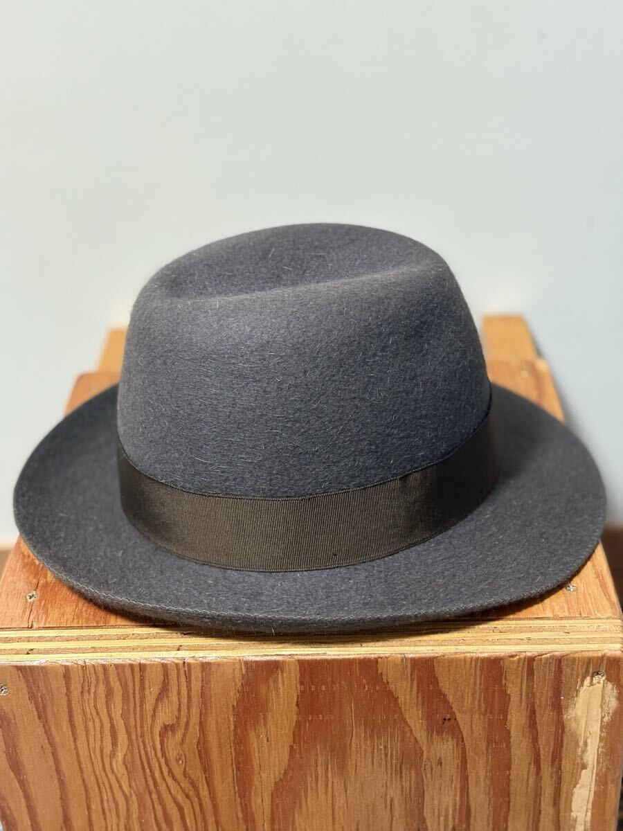 Borsalino トラベラー　58 ボルサリーノ フェルトハット　ベージュ_画像6
