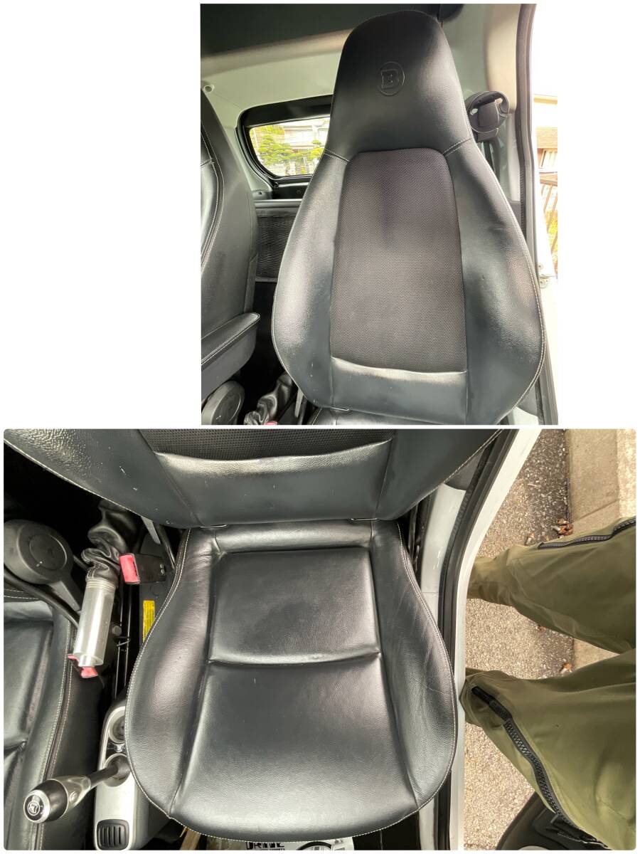 MCC スマート　smart 451 ブラバス　BRABUS 左右　革シート　シートヒーター付き　_画像5