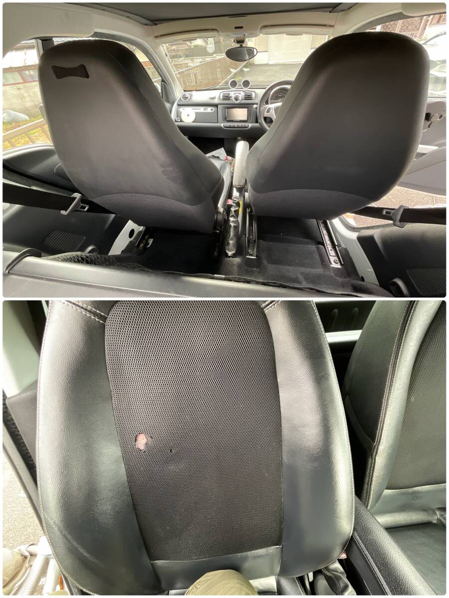 MCC スマート　smart 451 ブラバス　BRABUS 左右　革シート　シートヒーター付き　_画像7