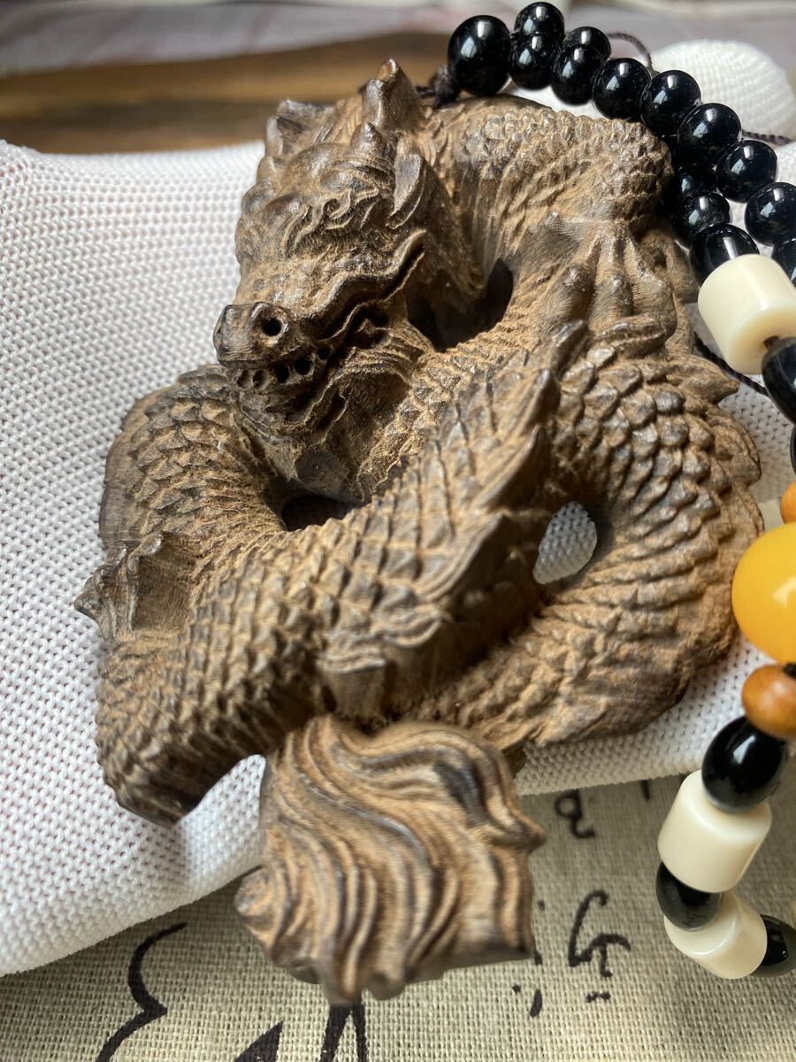 бесплатная доставка буддизм изобразительное искусство дракон высококлассный дерево маленький . дерево гравюра один меч гравюра настоящий деликатный скульптура ( дракон / дракон /.) украшение украшение изделие прикладного искусства высота примерно 10 Вьетнам производство .. прекрасный товар netsuke