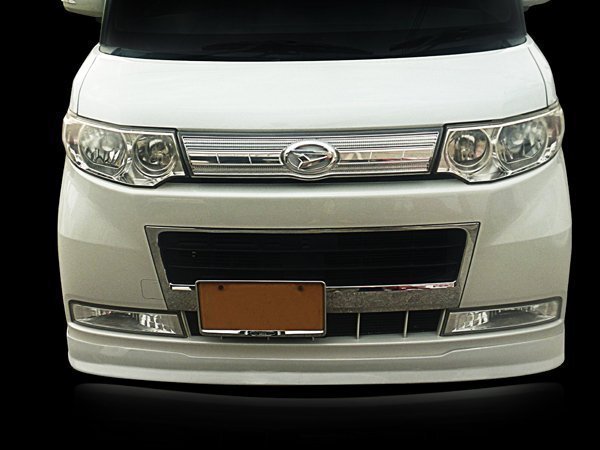 フロントハーフスポイラー FRP製 タント タントカスタム 前期 L375 L375 L385SS シンプルデザイン_画像1