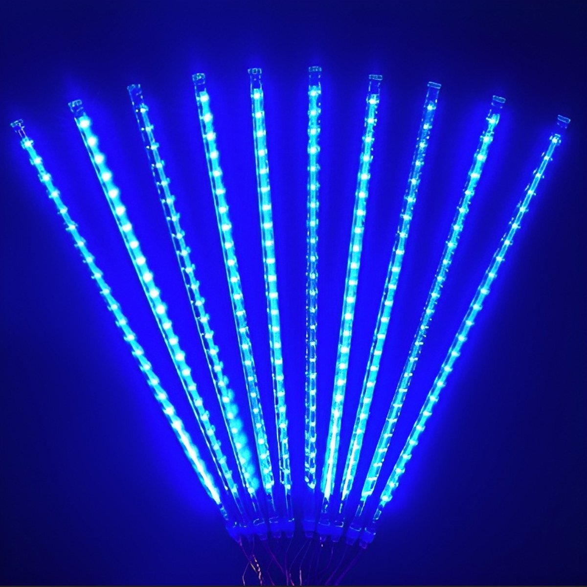 1 иен [KR-11-6] текущий .LED illumination snow four ru...50cm 48 шт. комплект USB голубой . дом час водонепроницаемый веранда закрытый наружный зима 