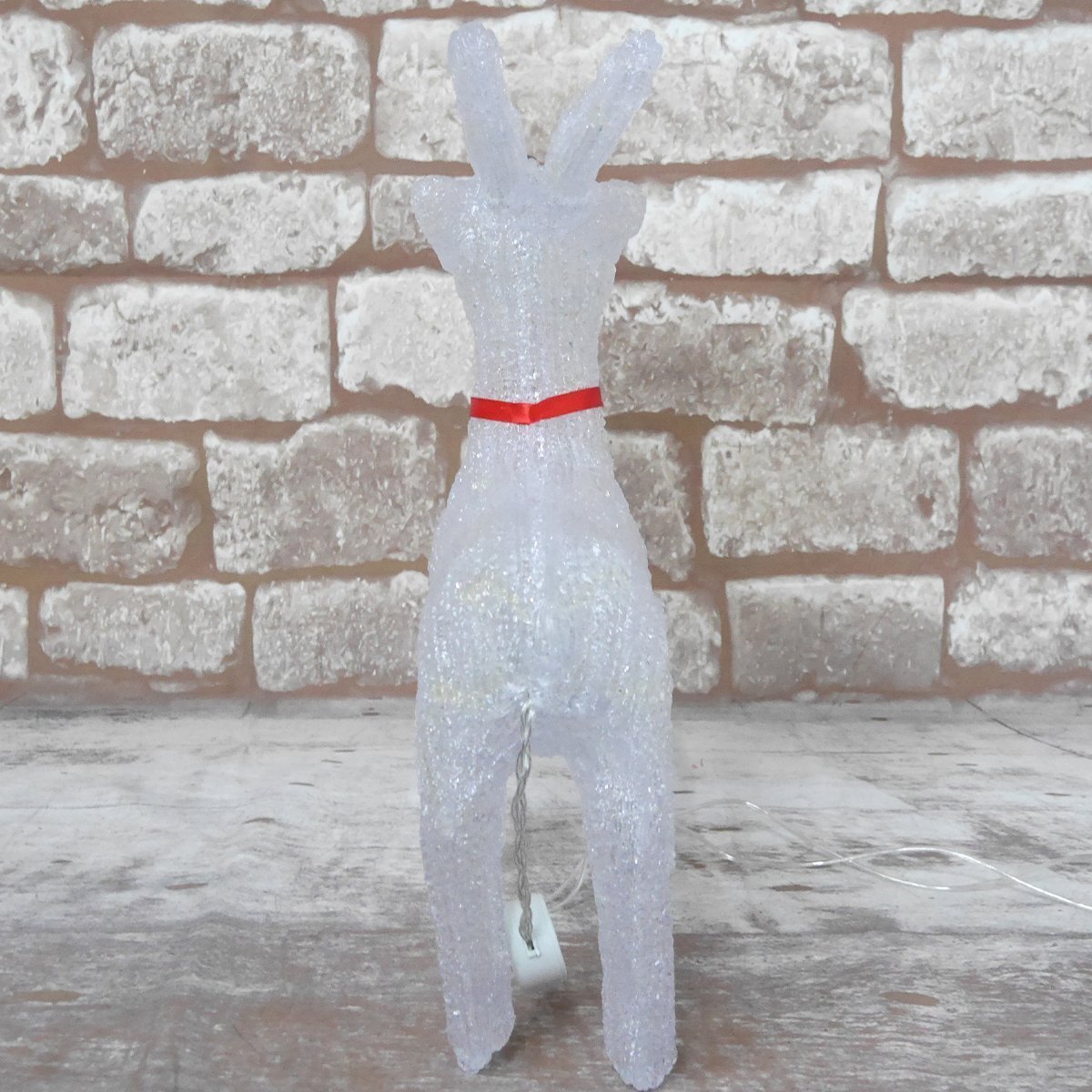 1円 可愛いトナカイ43cm クリスマス LEDイルミネーション モチーフライト LEDライト オブジェ 立体 3D ガーデニング TAC-03_画像7