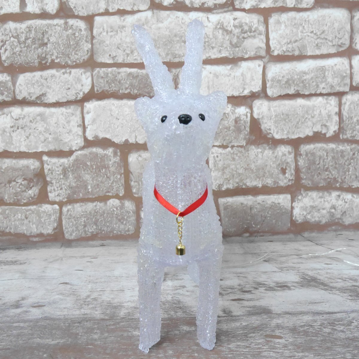 1円 可愛いトナカイ43cm クリスマス LEDイルミネーション モチーフライト LEDライト オブジェ 立体 3D ガーデニング TAC-03_画像5