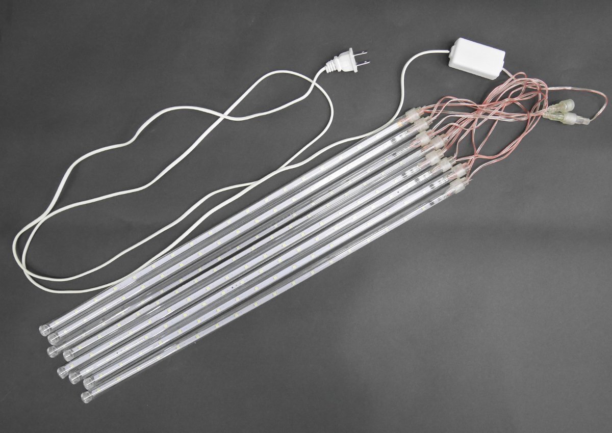 [KR-10-6] Рождество текущий .LED illumination snow four ru...50cm 48 шт. комплект белый водонепроницаемый веранда закрытый наружный объединенный возможность 