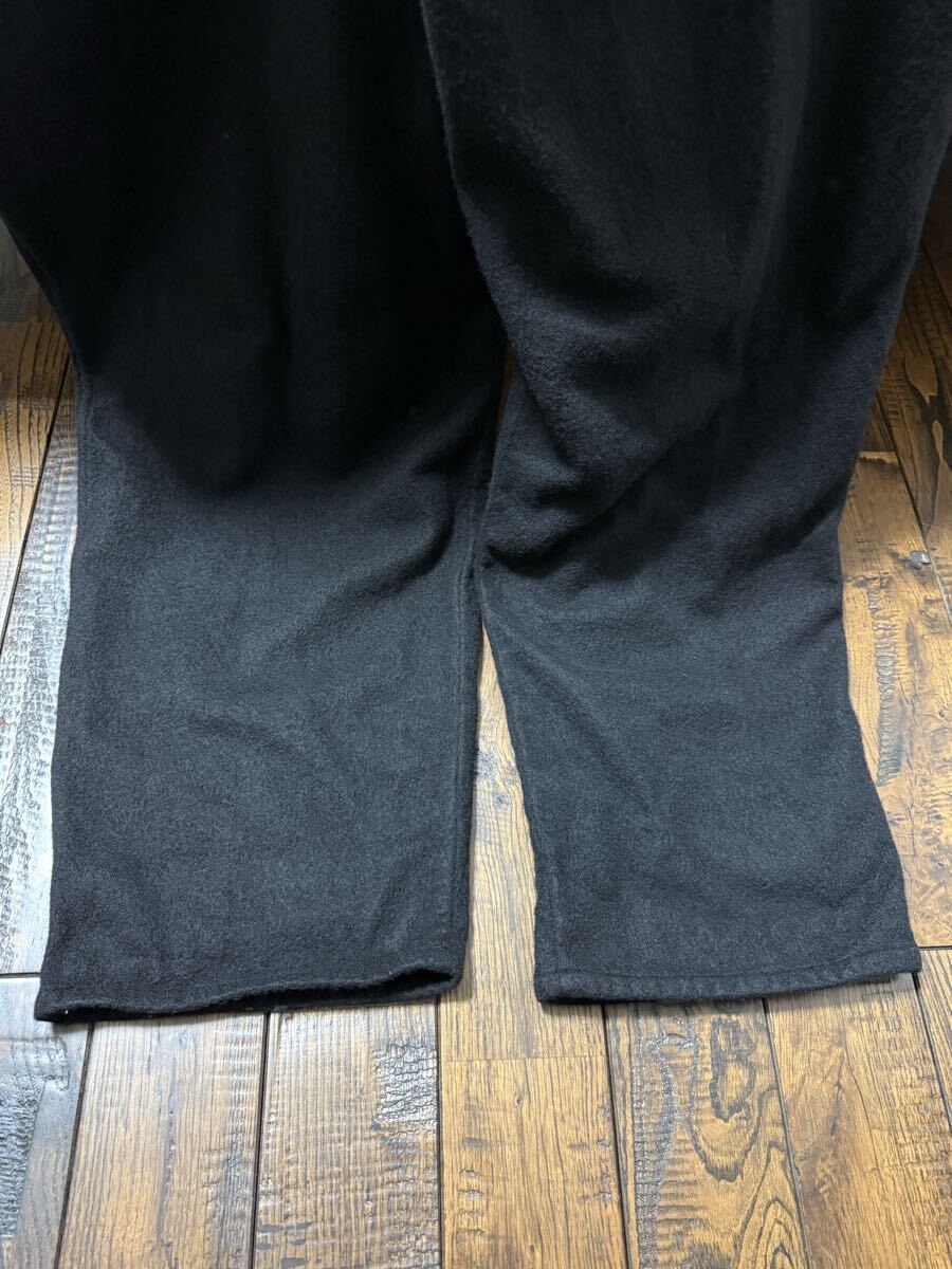 COMOLI ウール　カシミヤ　オールインワン　ブラック　143000円　3 A03-01009 コモリ　ジャンプスーツ　つなぎ_画像4