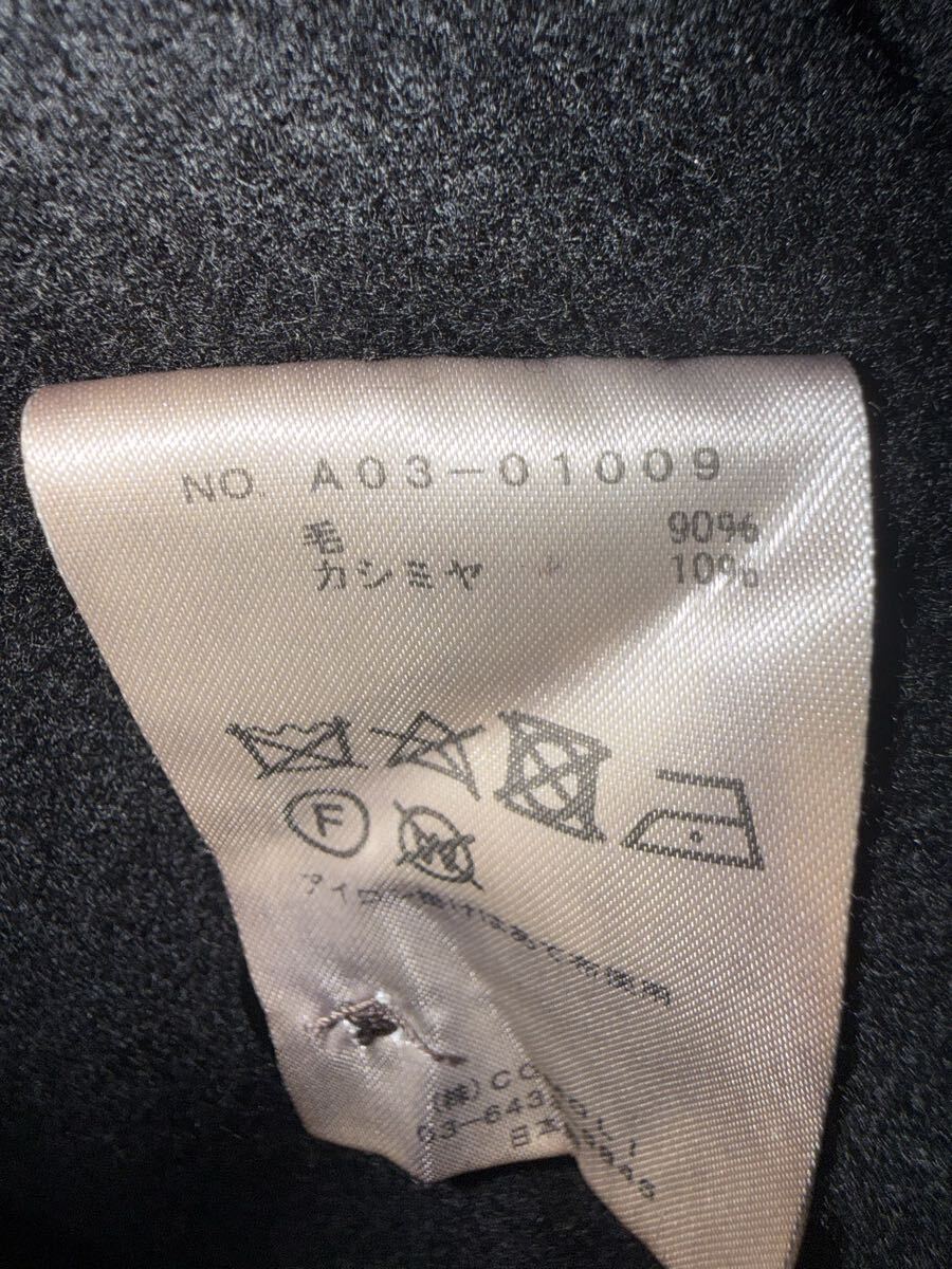 COMOLI ウール　カシミヤ　オールインワン　ブラック　143000円　3 A03-01009 コモリ　ジャンプスーツ　つなぎ_画像7