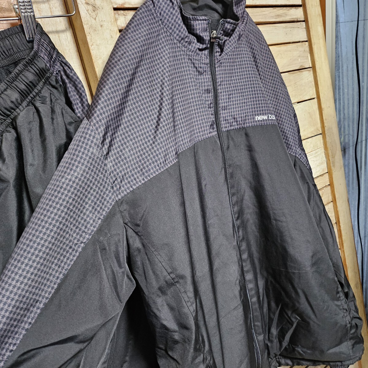 NEW BALANCE ニューバランス ウィンドブレーカー 上下セットアップ 裏地起毛 LL _画像2