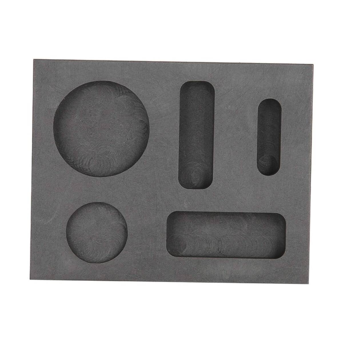 Kafuty-1 黒耐熱黒鉛るつぼ、るつぼ型、金属金用安定性5溝_画像8