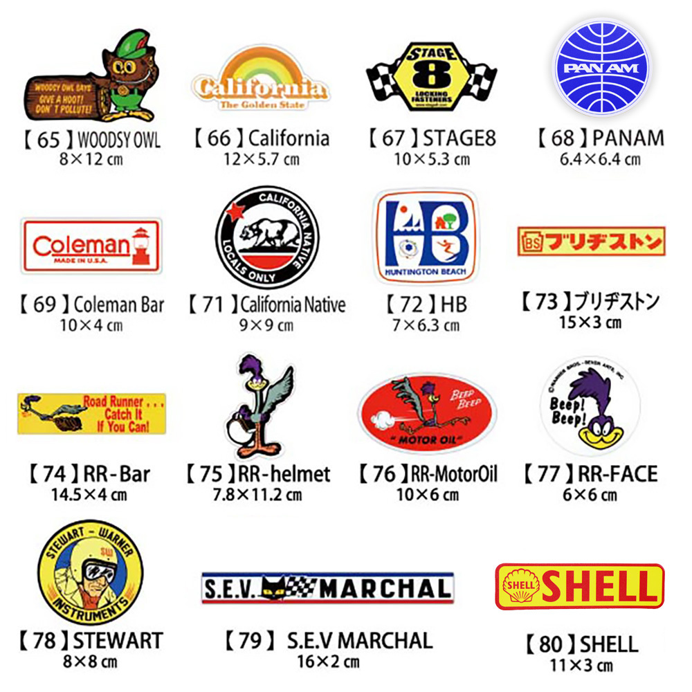 【出店10周年記念 追跡メール便 送料無料】お好きなステッカー5枚セット / アメリカン雑貨 世田谷ベース_画像4