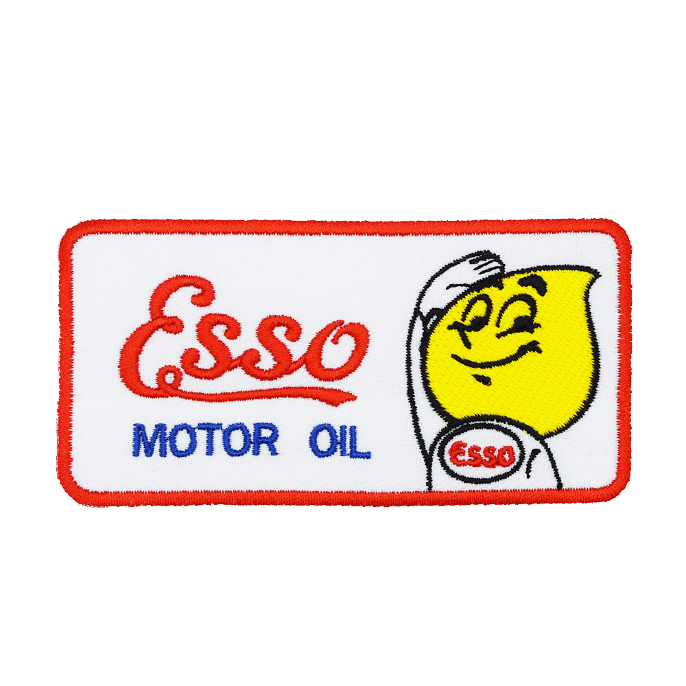 【メール便可】ワッペン #633 ESSO BOY スクエア(10×5cm) / 手芸 パッチ カスタム モーター 車 バイク アメリカン雑貨_画像1