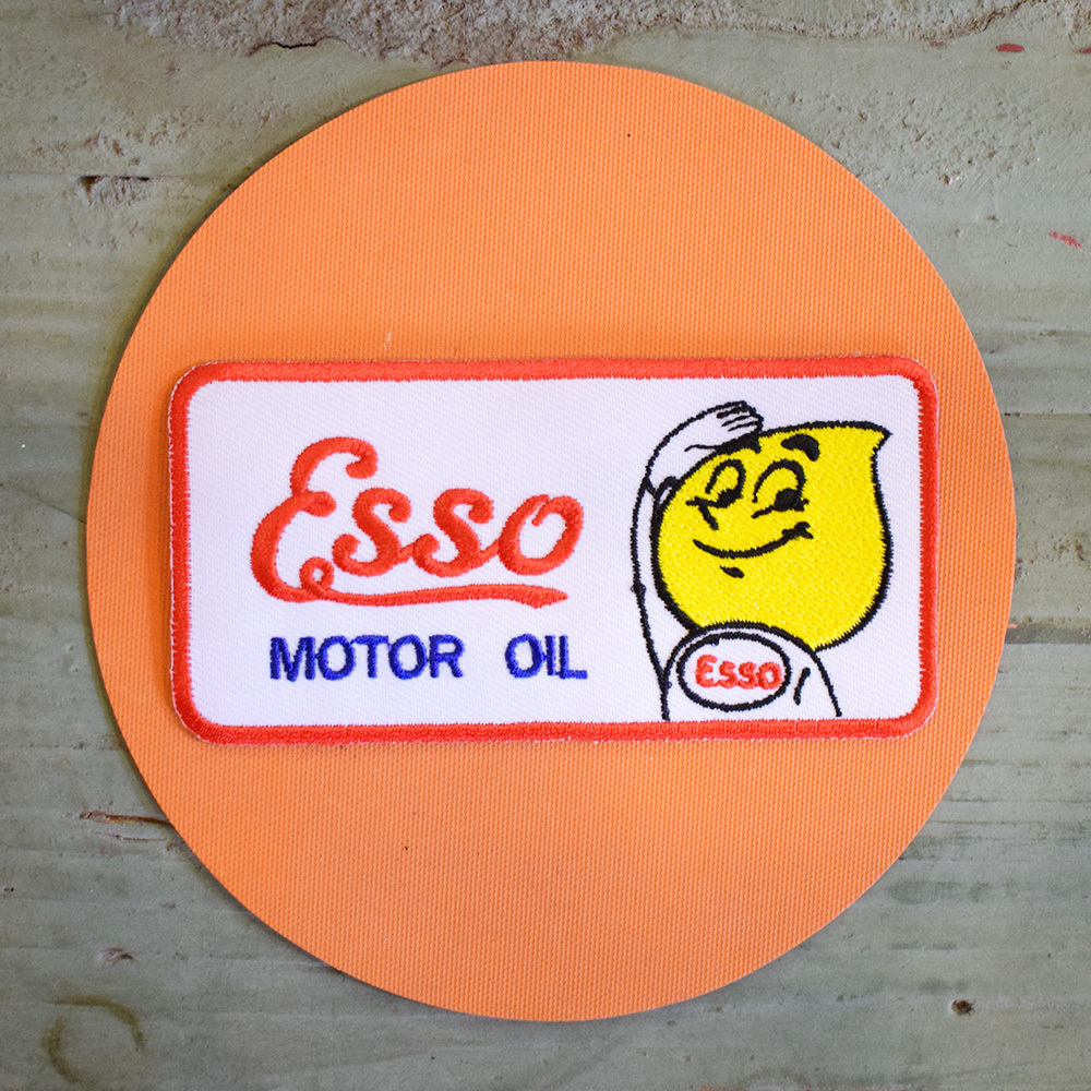 【メール便可】ワッペン #633 ESSO BOY スクエア(10×5cm) / 手芸 パッチ カスタム モーター 車 バイク アメリカン雑貨_画像2