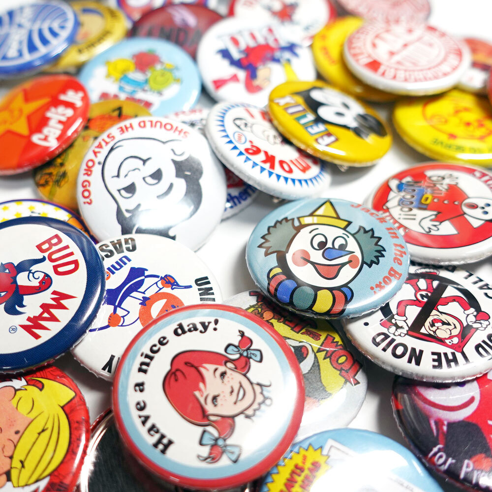 【追跡メール便 送料無料】アメリカな缶バッチ5個SET [D] / 缶バッジ 直径3cm アメリカン雑貨 BELL STP_画像7