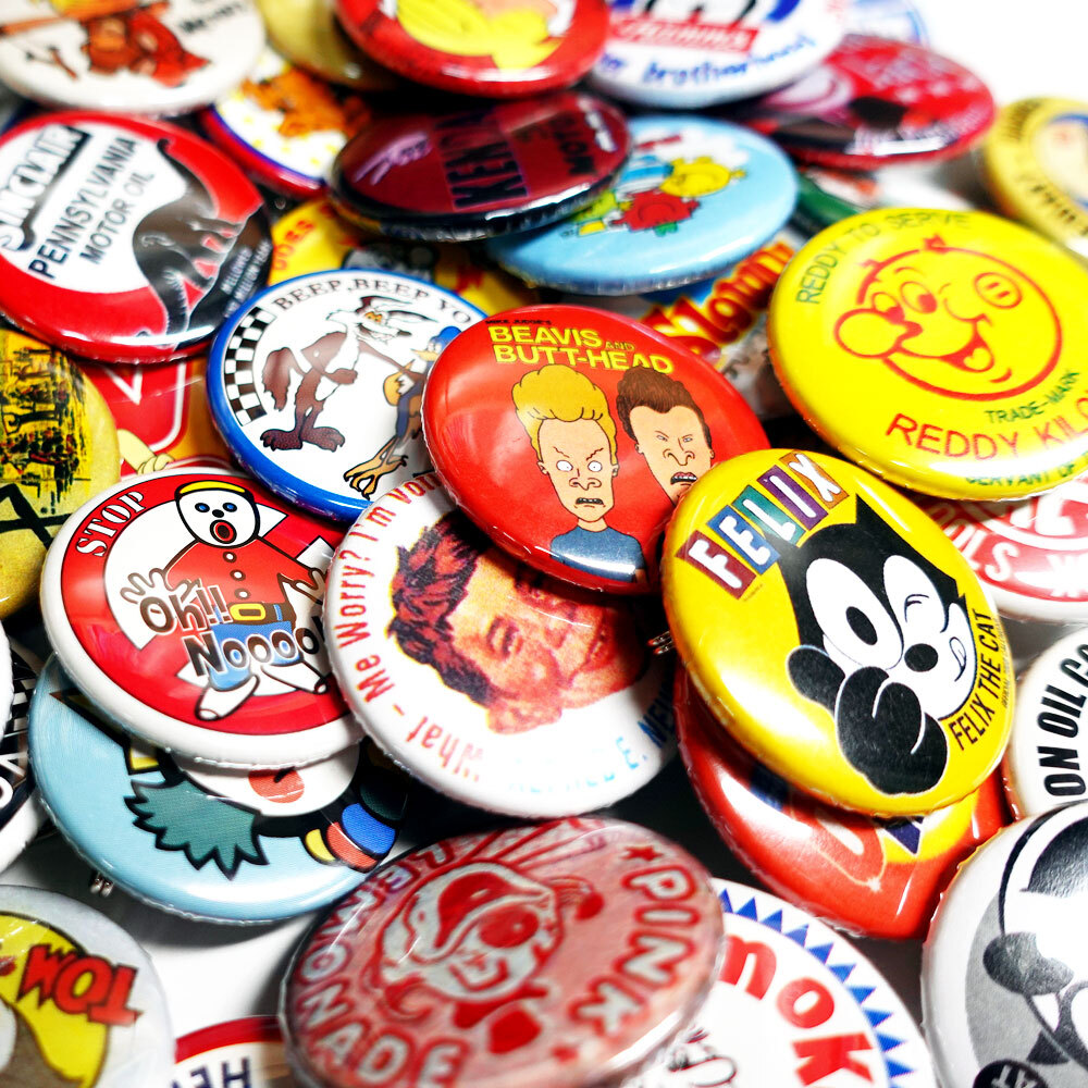 【追跡メール便 送料無料】アメリカな缶バッチ5個SET [C] / 缶バッジ 直径3cm アメリカン雑貨 PANAM_画像7