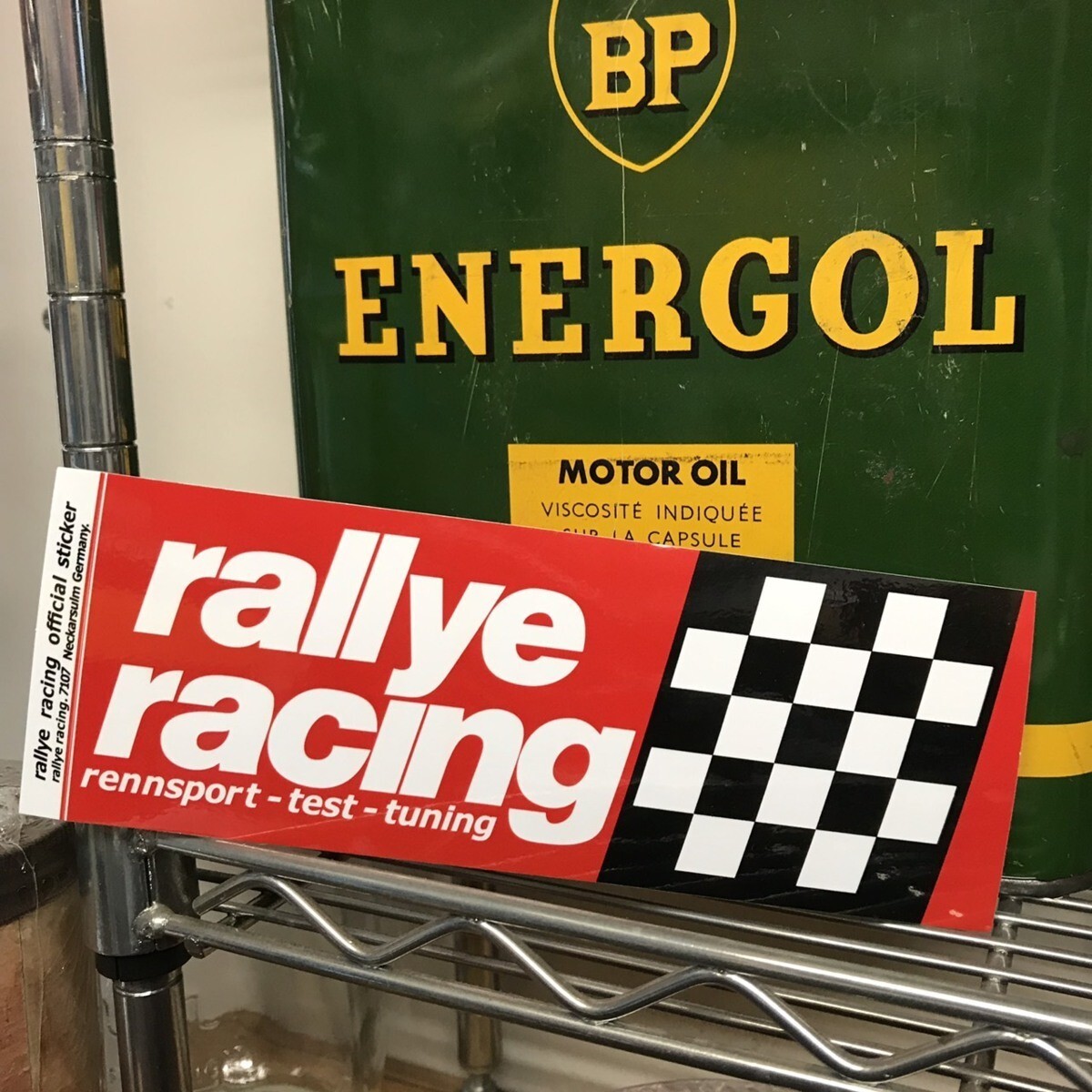 rallye racing ラリーレーシング ステッカー 3枚セット ラリー レーシング アメリカン雑貨 アメ雑_画像2