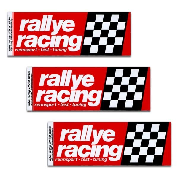 rallye racing ラリーレーシング ステッカー 3枚セット ラリー レーシング アメリカン雑貨 アメ雑_画像1