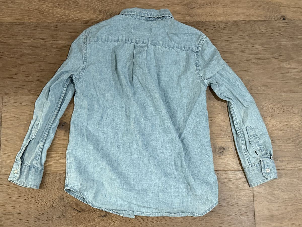 ラルフローレン RALPH ブルー 長袖シャツ デニム Lauren 長袖　キッズ_画像4