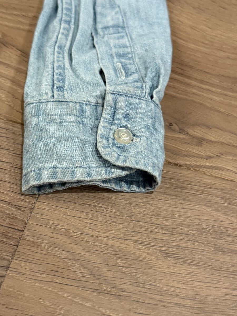 ラルフローレン RALPH ブルー 長袖シャツ デニム Lauren 長袖　キッズ_画像5