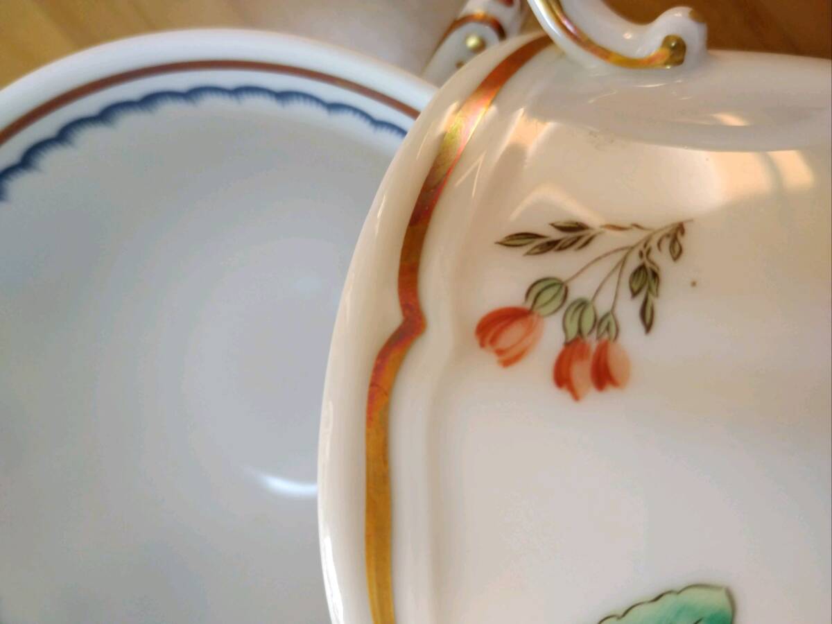 リチャード・ジノリ Richard Ginori イタリアンフルーツ カップ&ソーサー 2客セット ②_画像8