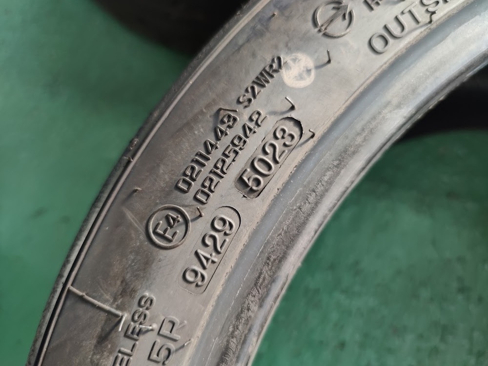 【練習用にいかがでしょうか】265/35ZR18 97Y XL ナンカン CR-S 中古品2本セット②(Ｍ)_画像4