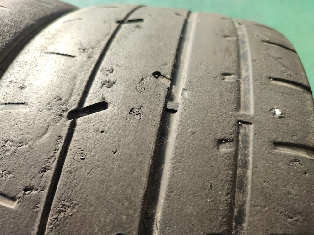 【練習用にいかがでしょうか】265/35ZR18 97Y XL ナンカン CR-S 中古品2本セット②(Ｍ)_画像2