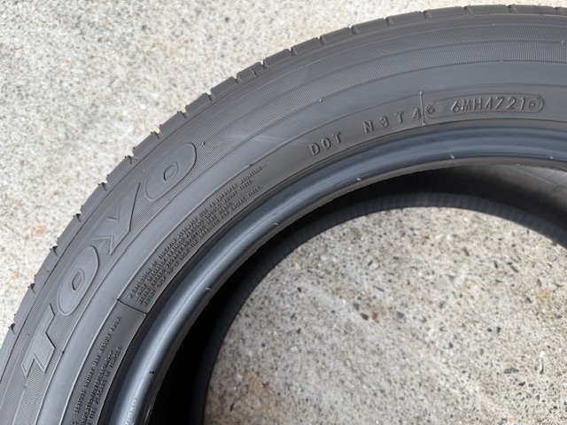 【溝あり】225/55R19 99V TOYO トーヨータイヤ PROXES プロクセス R46 21年製 中古品4本セット(M) CX-5 CX-8 など_画像8