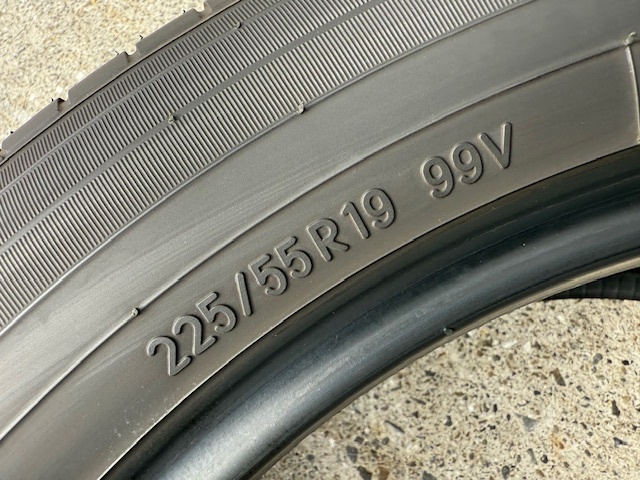 【溝あり】225/55R19 99V TOYO トーヨータイヤ PROXES プロクセス R46 21年製 中古品4本セット(M) CX-5 CX-8 など_画像10