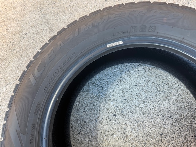 【スタッドレス】225/55R17 101Q PIRELLI ピレリ ICEASIMMETRICO アイスアシメトリコ アシメ 21年製 中古品4本セット(F)_画像7