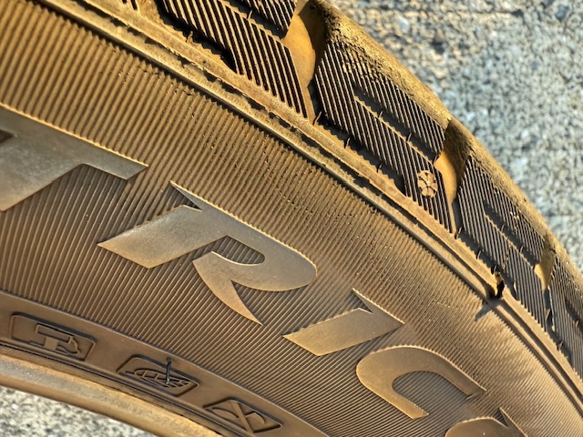 【スタッドレス】225/55R17 101Q PIRELLI ピレリ ICEASIMMETRICO アイスアシメトリコ アシメ 21年製 中古品4本セット(F)_画像10