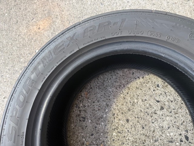 【練習用に】185/60R14 82V NANKANG ナンカン SPORTNEX スポーツネックス AR-1 23年製 中古品4本セット(F)_画像9