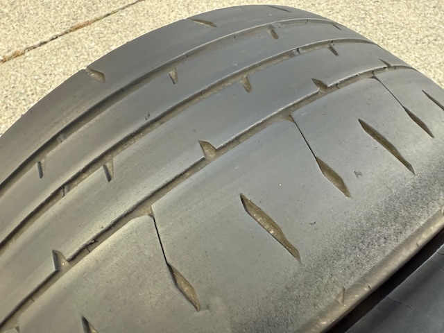 【2025年製 練習用に】195/45R16 80W BRIDGESTONE ブリヂストン POTENZA ポテンザ RE-71RS 25年製 中古品2本セット(F)_画像2