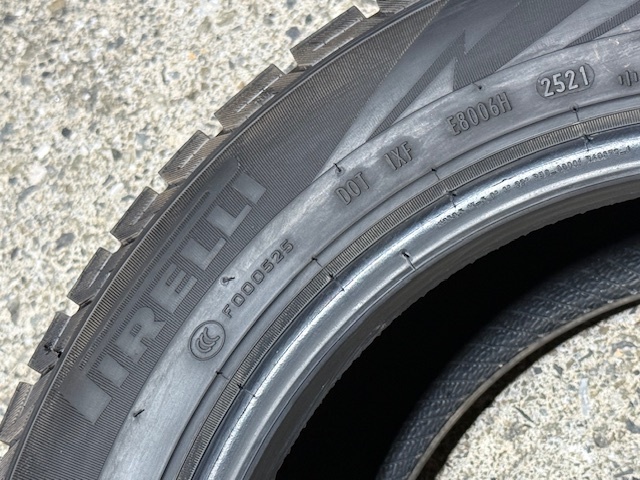 【今が買い時!】175/65R14 82Q PIRELLI ピレリ ICEASIMMETRICO PLUS アイスアシメトリコ プラス アシメ スタッドレス 21年製 中古品4本(F)_画像8