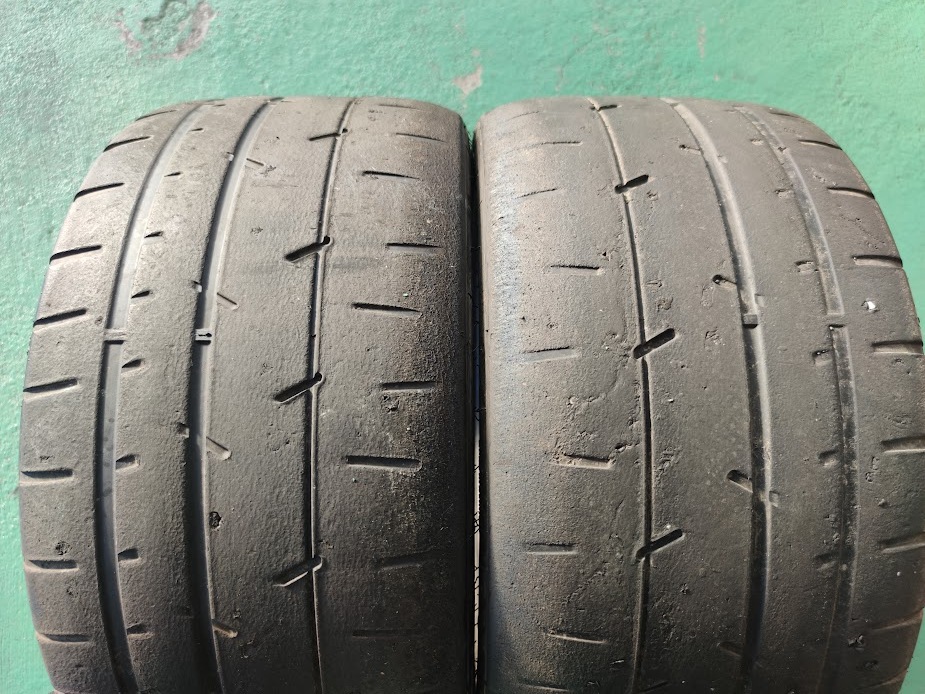 【練習用にいかがでしょうか】265/35ZR18 97Y XL ナンカン CR-S 中古品2本セット②(Ｍ)_画像1