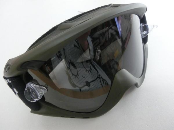 生産終了 SWANS スワンズ ゴーグル RUSH-M ラッシュM オリーブドラブ ブラックミラーレンズゴーグル バイク用ゴーグル 管理T_画像3