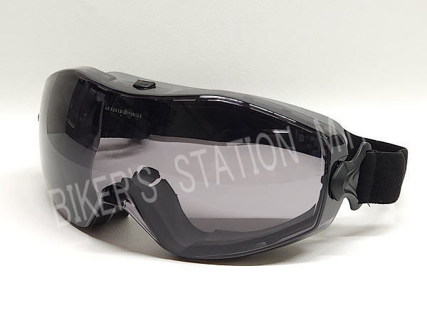 LEAD工業 リード工業 PG-403A ストリートゴーグル ライトスモークレンズ フリーサイズ バイク用ゴーグル メガネ対応 軽量設計 管理T_画像1
