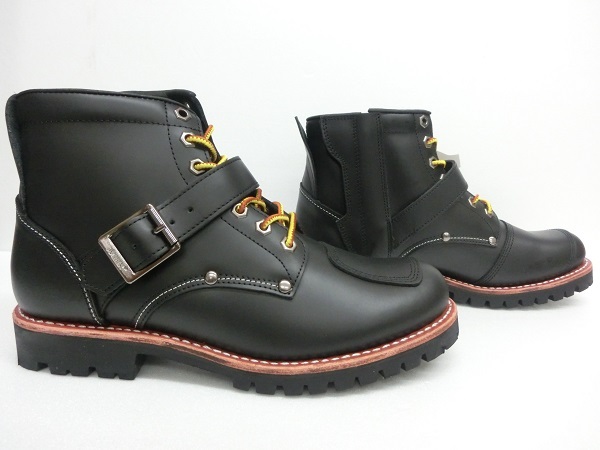 セールプライス 送料無料 AVIREX アビレックス AV2931 TIGER タイガー ブラック 26.0cm ライディングブーツ ライディングシューズ 管理T_画像4