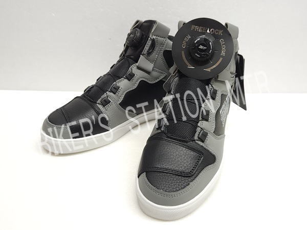 送料無料 AVIREX アヴィレックス AV2278 DICTATOR スニーカー ライディングシューズ グレーブラック 25cm アビレックス 管理T_画像2