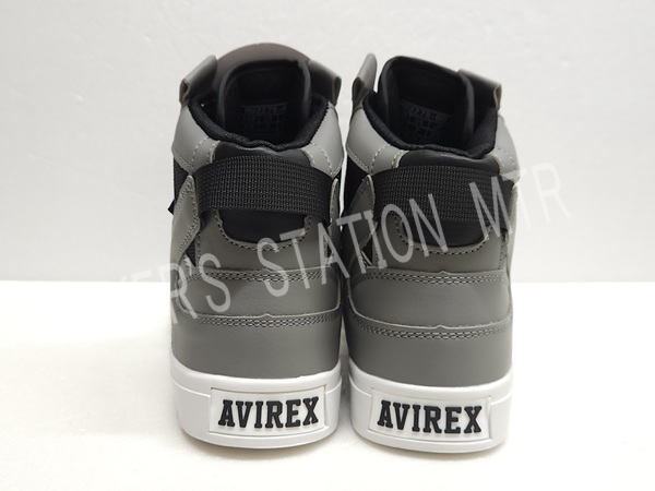 送料無料 AVIREX アヴィレックス AV2278 DICTATOR スニーカー ライディングシューズ グレーブラック 25cm アビレックス 管理T_画像6