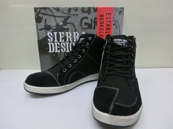 SIERRA DESIGNS シェラデザイン SD5009 サイドジップハイカットスポーツ ブラック 26.5cm バイクシューズ ライディングシューズ 管理T_画像1