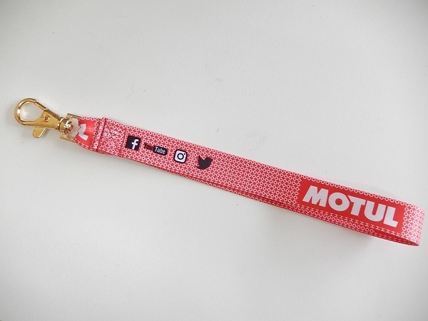 スピード出荷 新品未使用 MOTUL モチュール オリジナルストラップ キーホルダー ゴールドナスカン 管理F_画像2