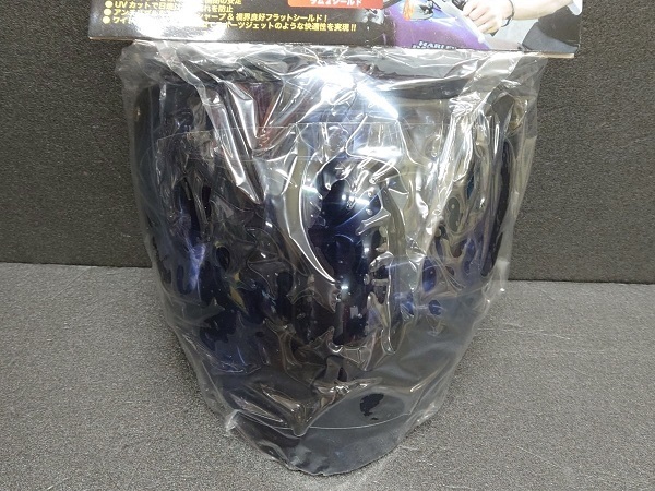 スピード出荷 RIDEZ ライズ ラム2シールド ジェットヘルメット用シールド 回転シールド 吸盤付 ライトスモークシールド 管理T_画像5