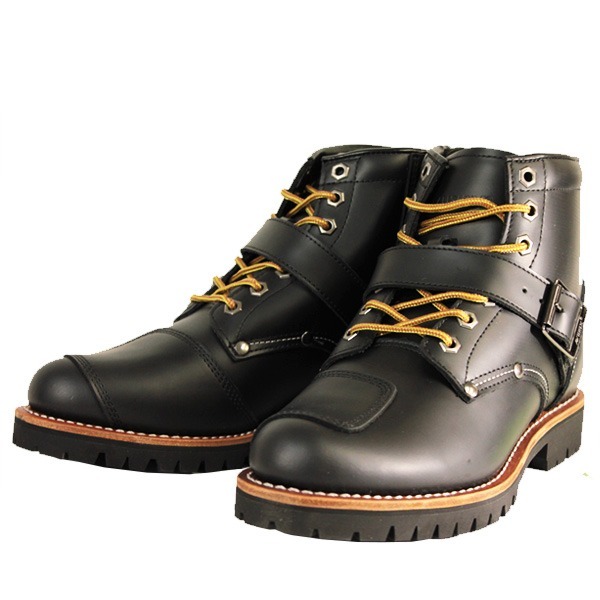 セールプライス 送料無料 AVIREX アビレックス AV2931 TIGER タイガー ブラック 26.0cm ライディングブーツ ライディングシューズ 管理T_画像7